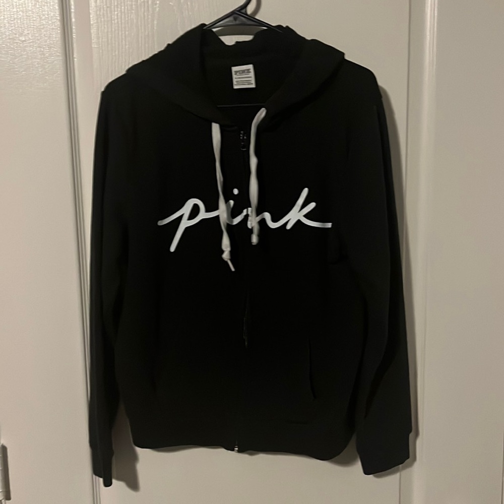 Black pink jacket